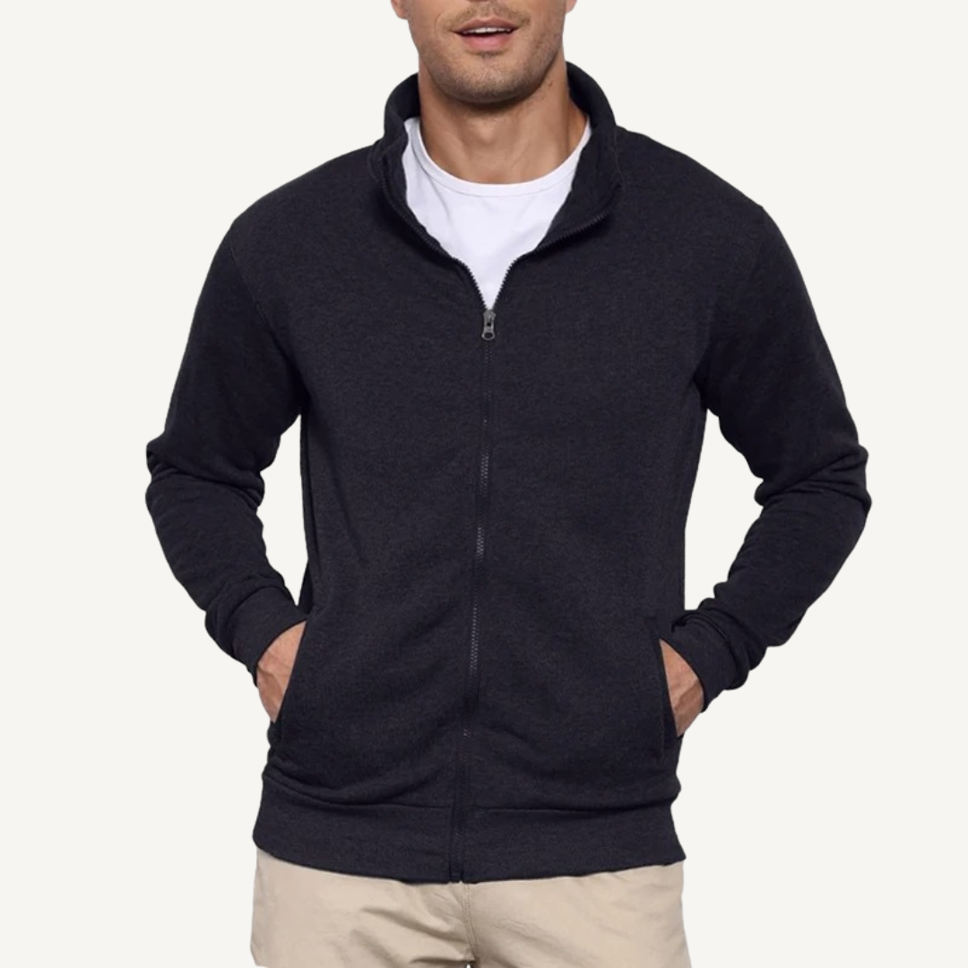 Men's Lightweight Full-Zip Sweat Jacket