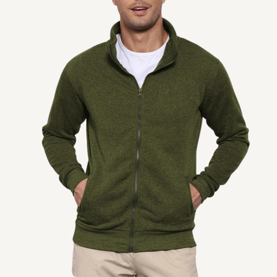 Men's Lightweight Full-Zip Sweat Jacket