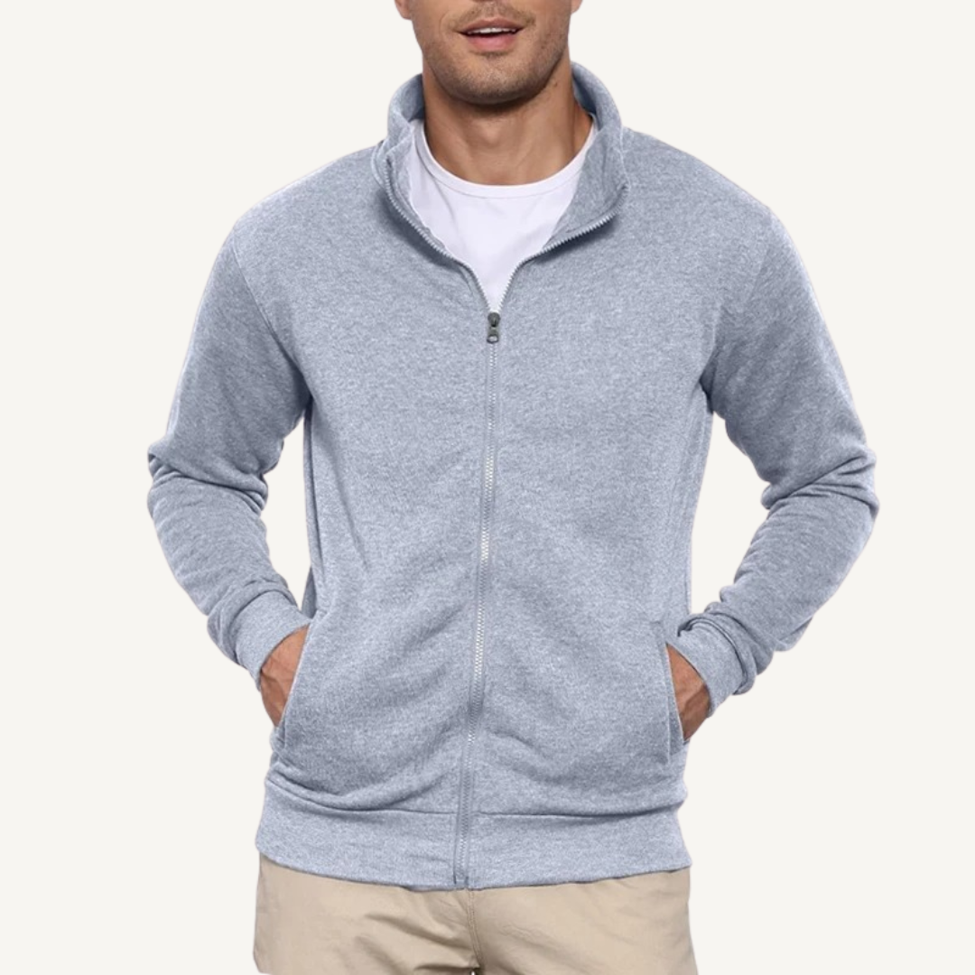 Men's Lightweight Full-Zip Sweat Jacket