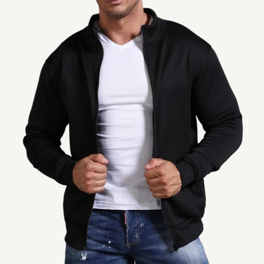 Men's Lightweight Full-Zip Sweat Jacket