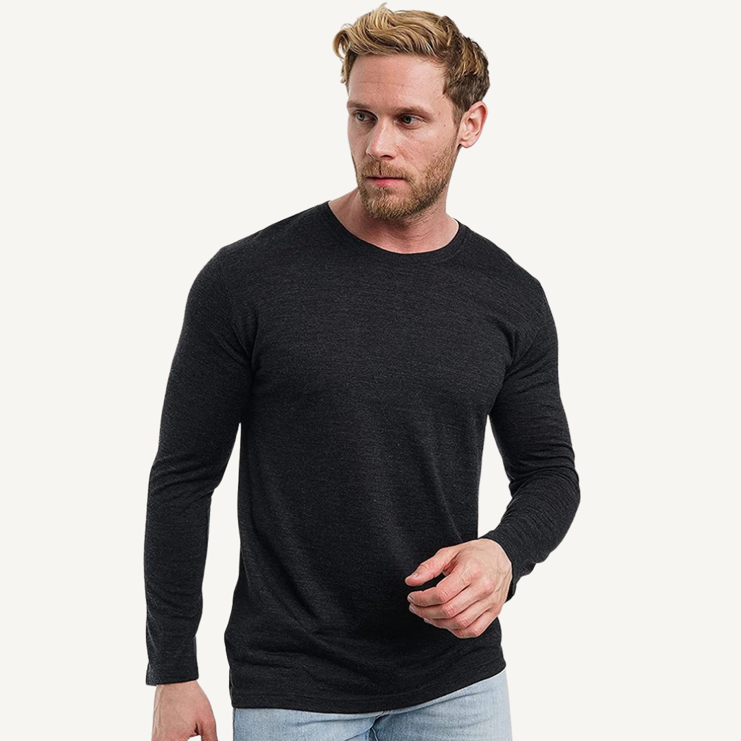Men's 100% Merino Wool Base Layer