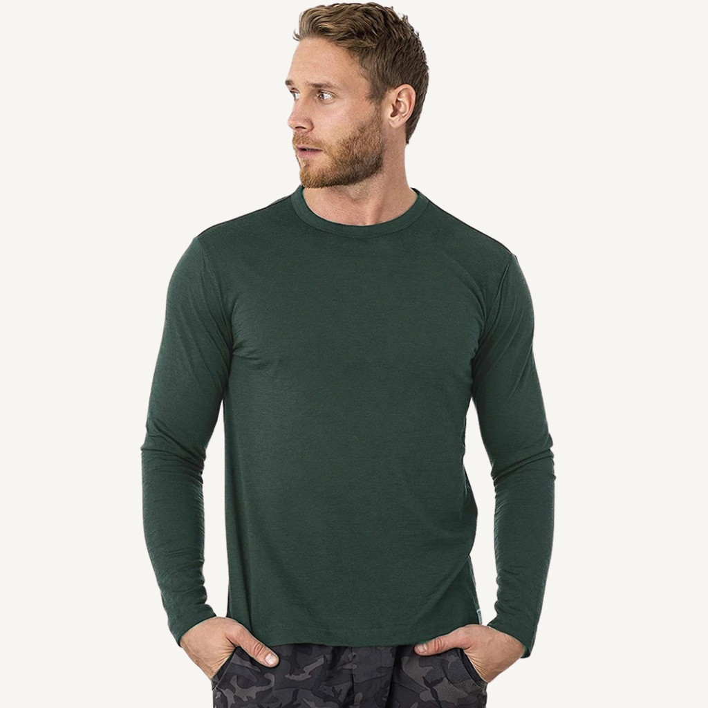 Men's 100% Merino Wool Base Layer