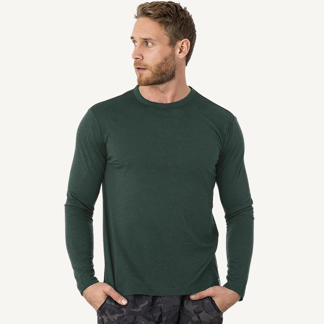 Men's 100% Merino Wool Base Layer