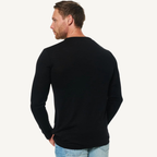 Men's Merino Wool Henley Base Layer