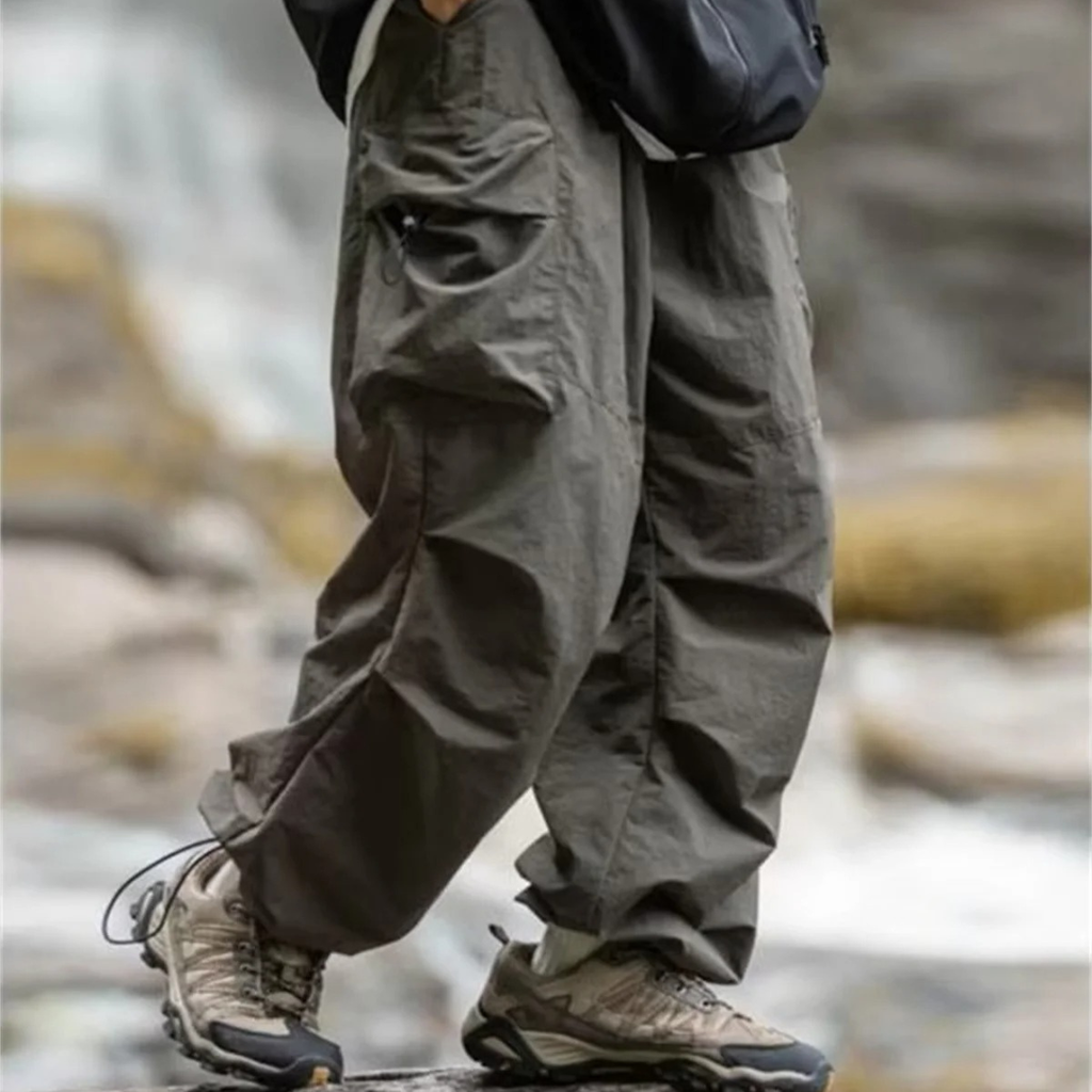 Men's Baggy Cargo Hiking Trousers