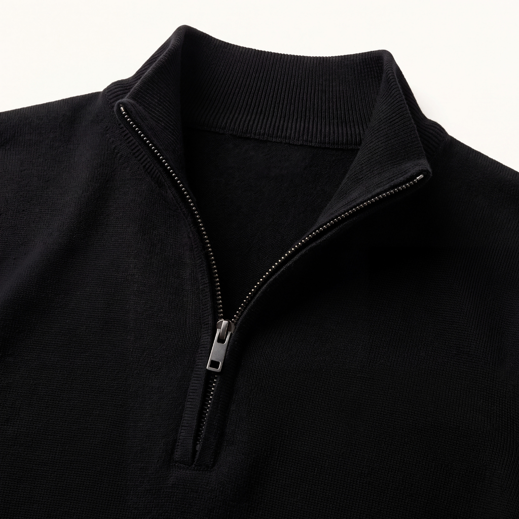 Men's Quarter-Zip Knit Pullover