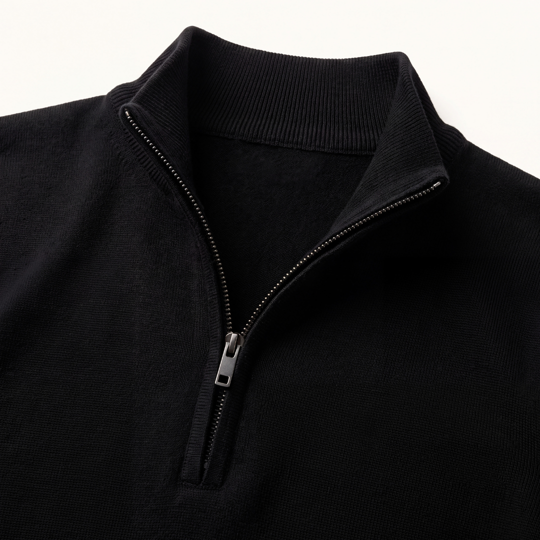 Men's Quarter-Zip Knit Pullover