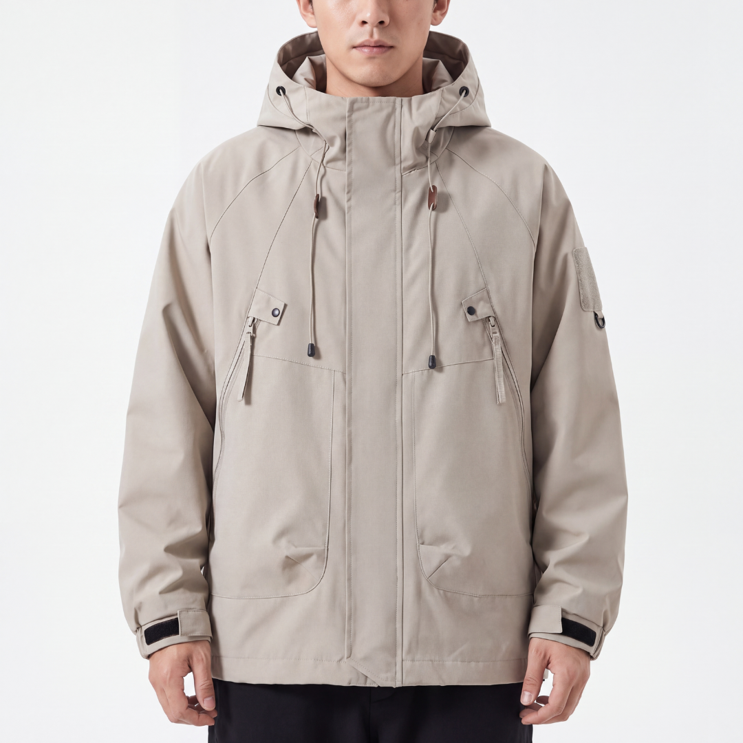 Men's Lightweight Hooded Windbreaker