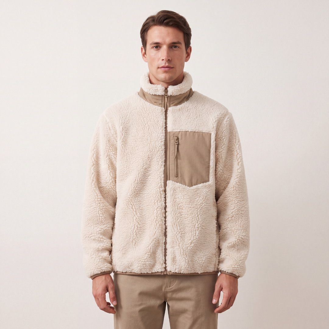 Men's Sherpa Fleece Jacket
