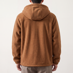 Men's Sherpa-Lined Hooded Fleece Jacket