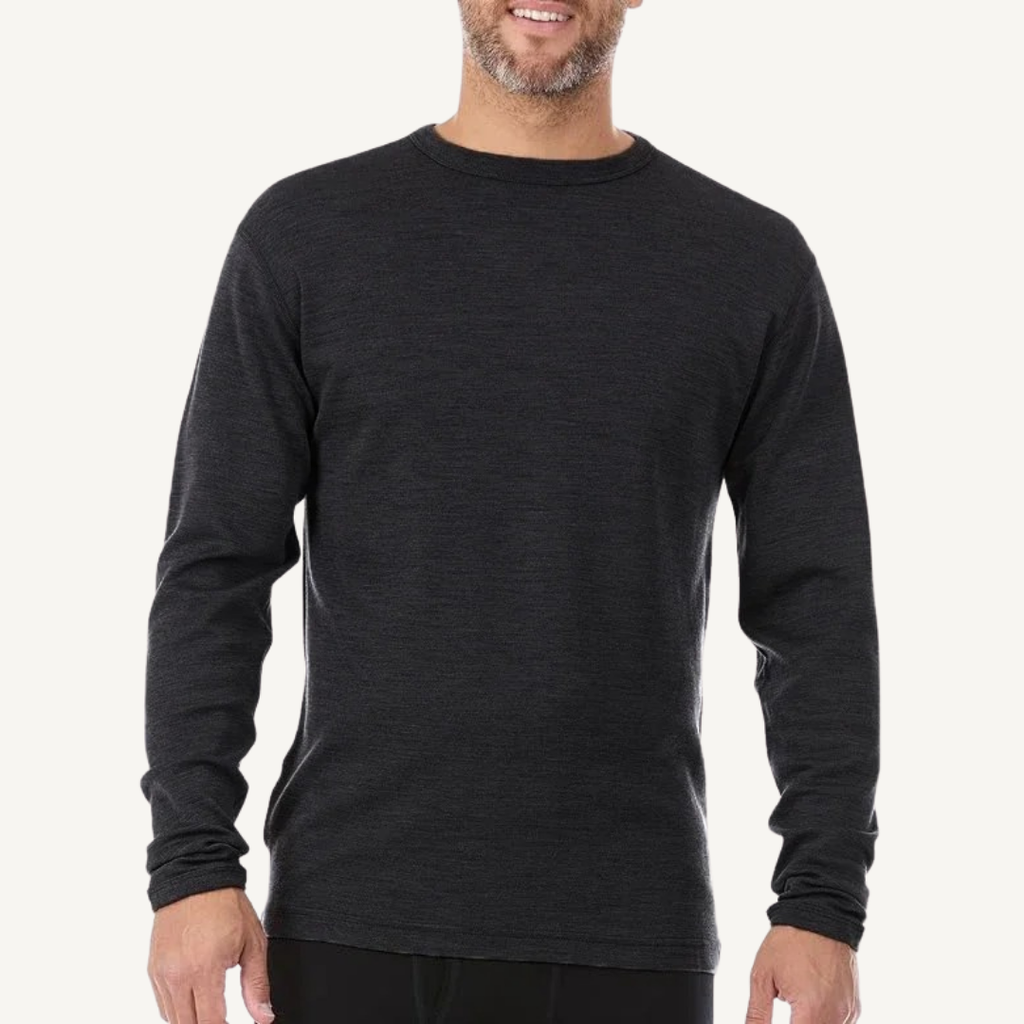 Men's 100% Merino Wool Thermal Base Layer