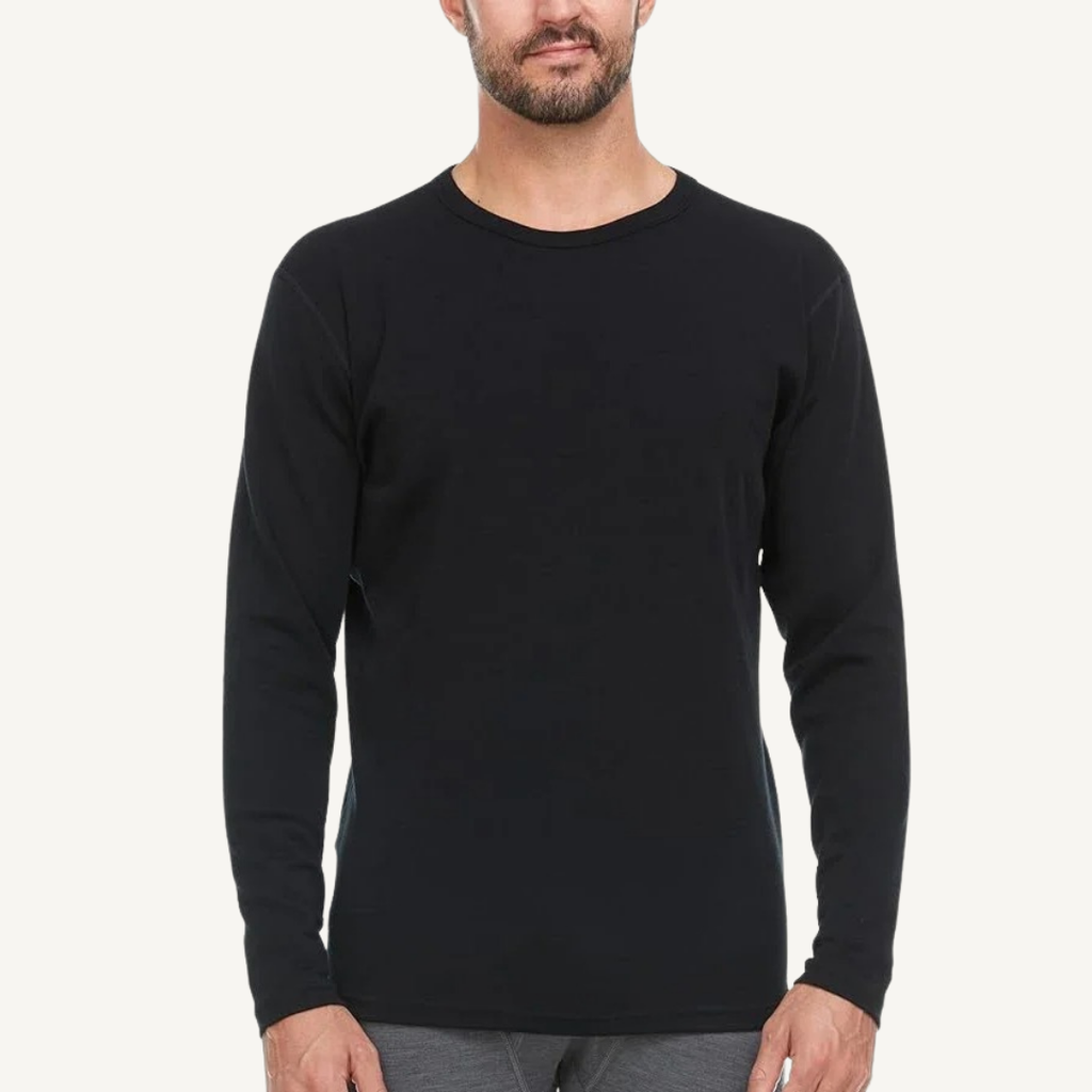 Men's 100% Merino Wool Thermal Base Layer