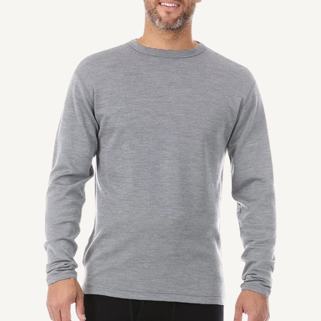 Men's 100% Merino Wool Thermal Base Layer