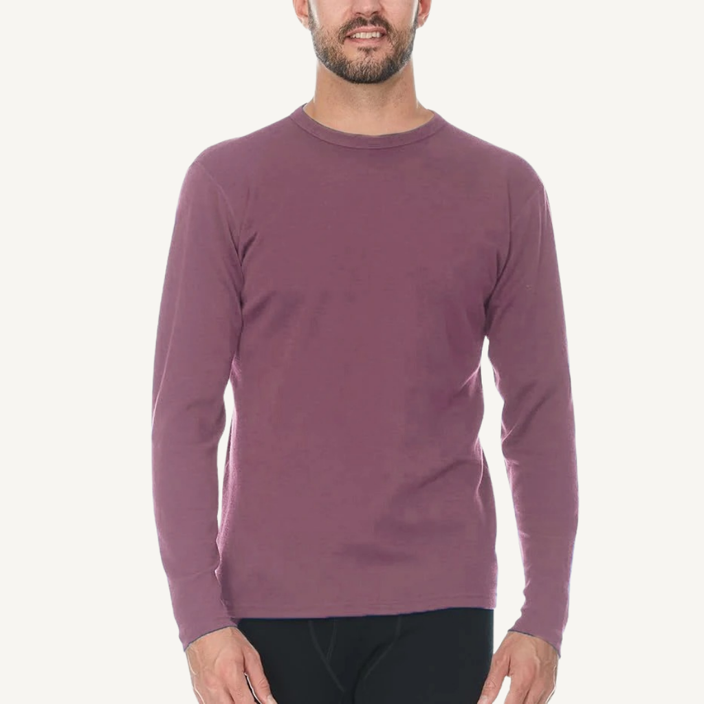Men's 100% Merino Wool Thermal Base Layer