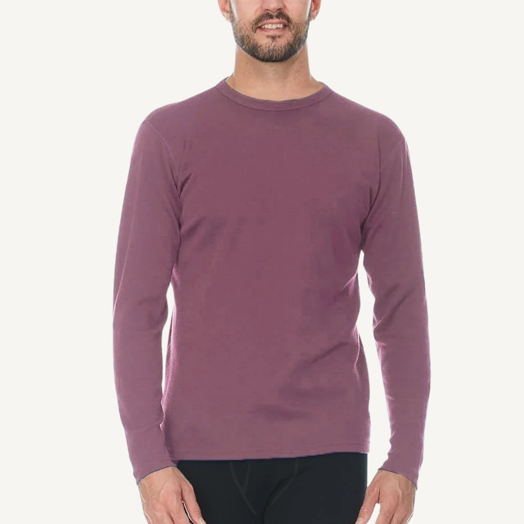 Men's 100% Merino Wool Thermal Base Layer