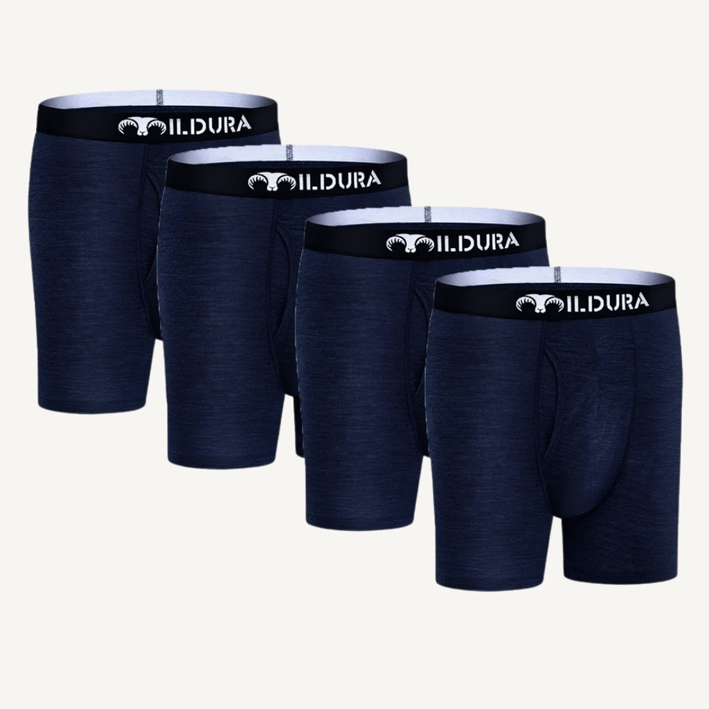 Men's 100% Merino Wool Boxer Briefs