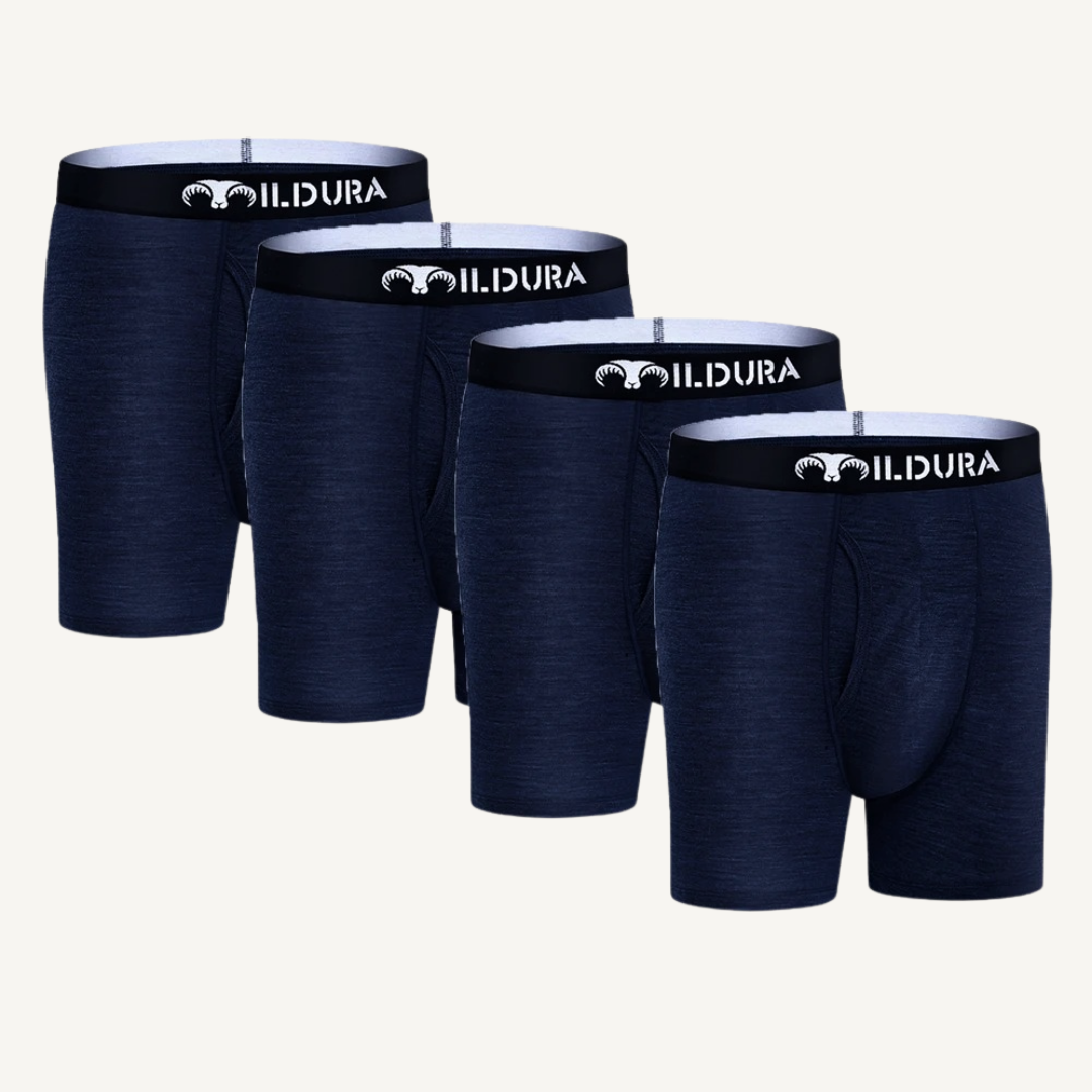 Men's 100% Merino Wool Boxer Briefs