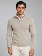 Men's Quarter-Zip Knit Pullover