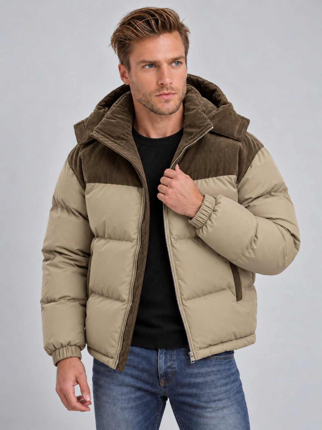 Men's Hooded Puffer Jacket