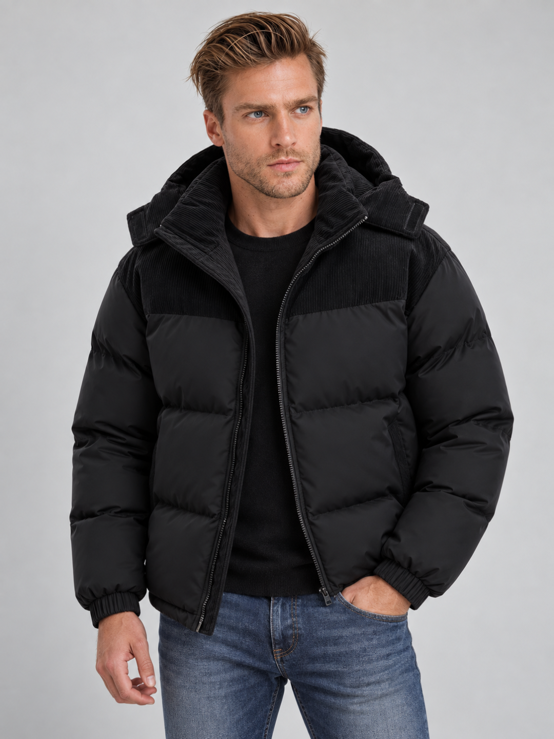 Men's Hooded Puffer Jacket