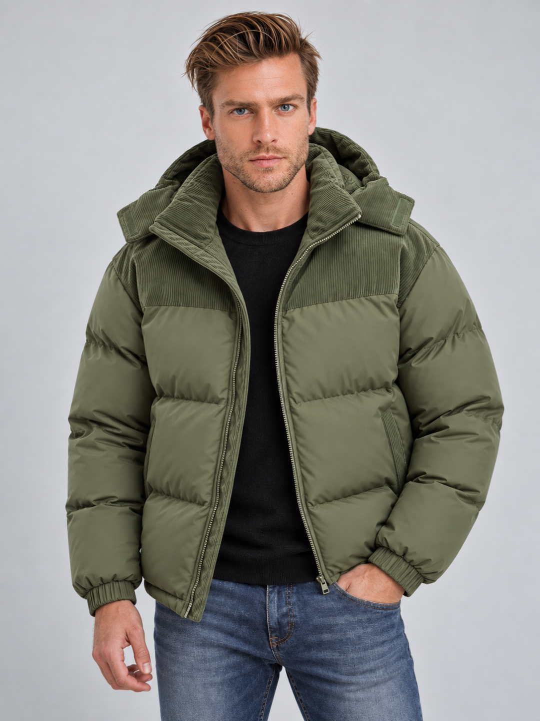 Men's Hooded Puffer Jacket