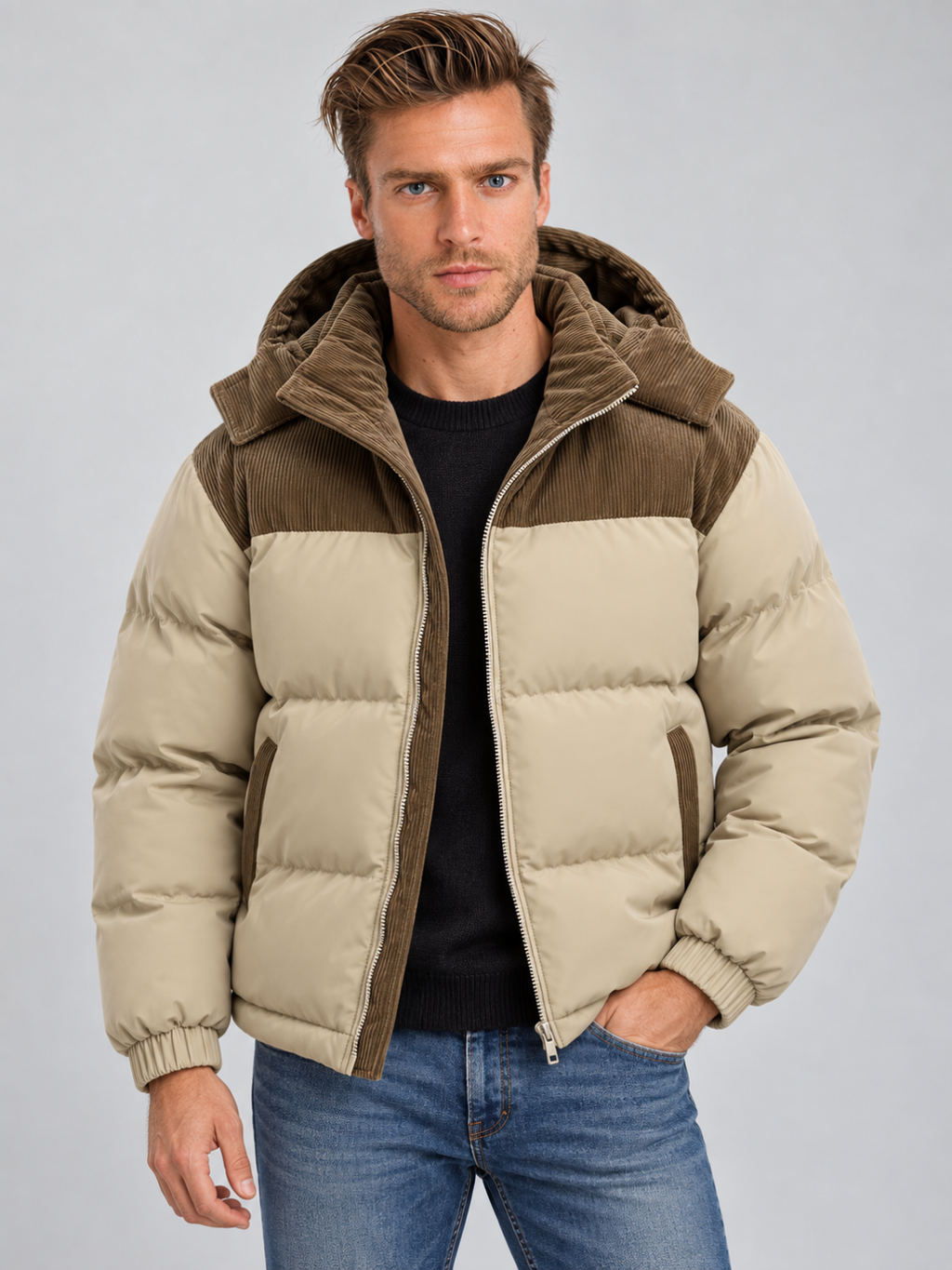 Men's Hooded Puffer Jacket