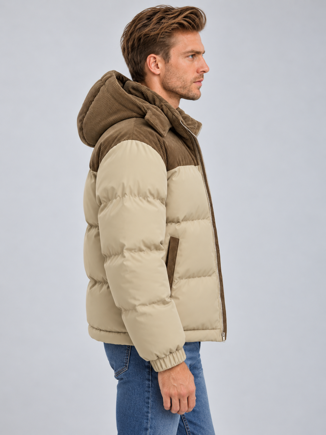 Men's Hooded Puffer Jacket