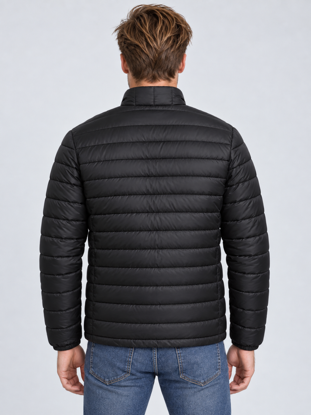 Men's Stand Collar Puffer Jacket