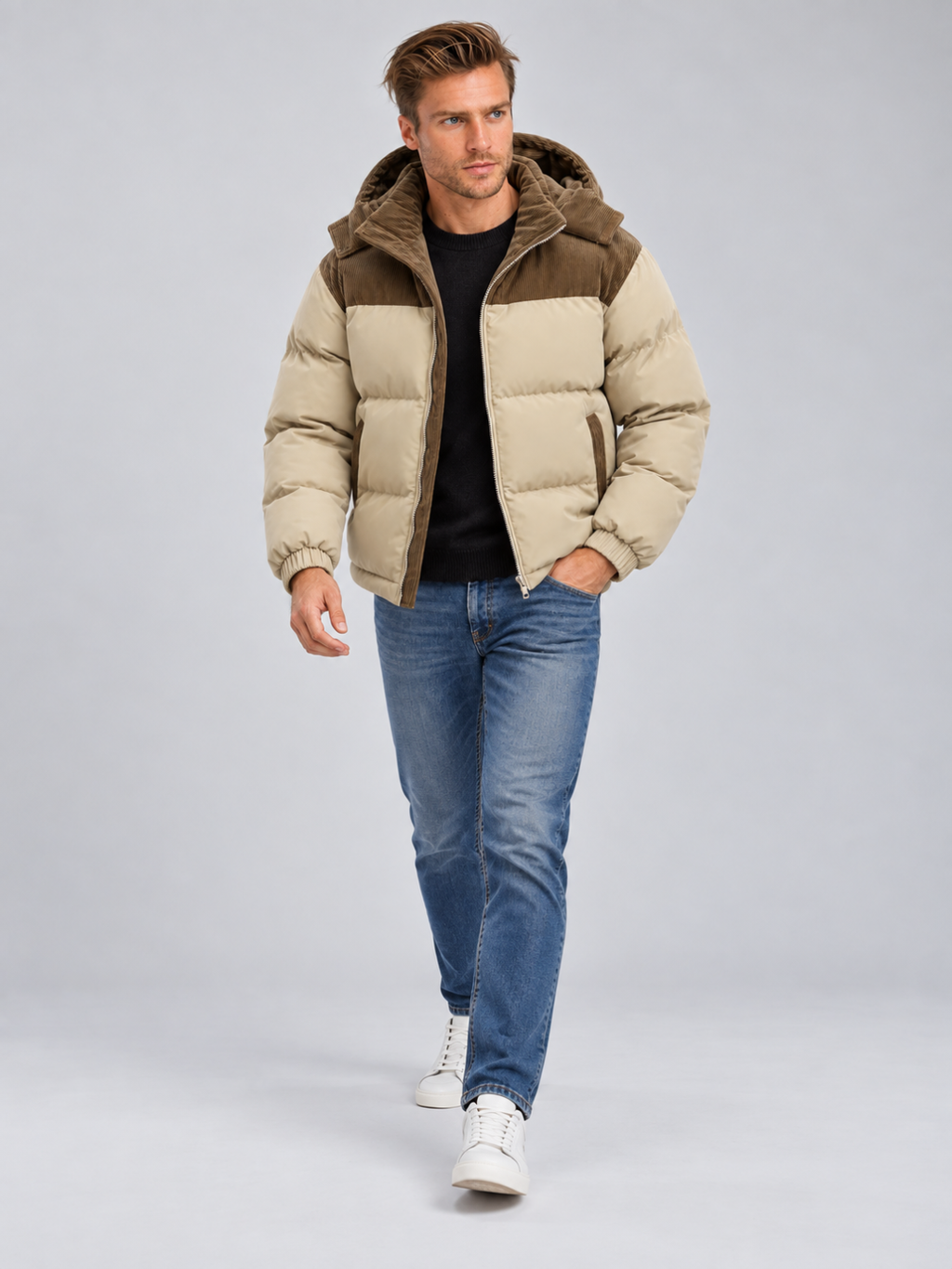 Men's Hooded Puffer Jacket