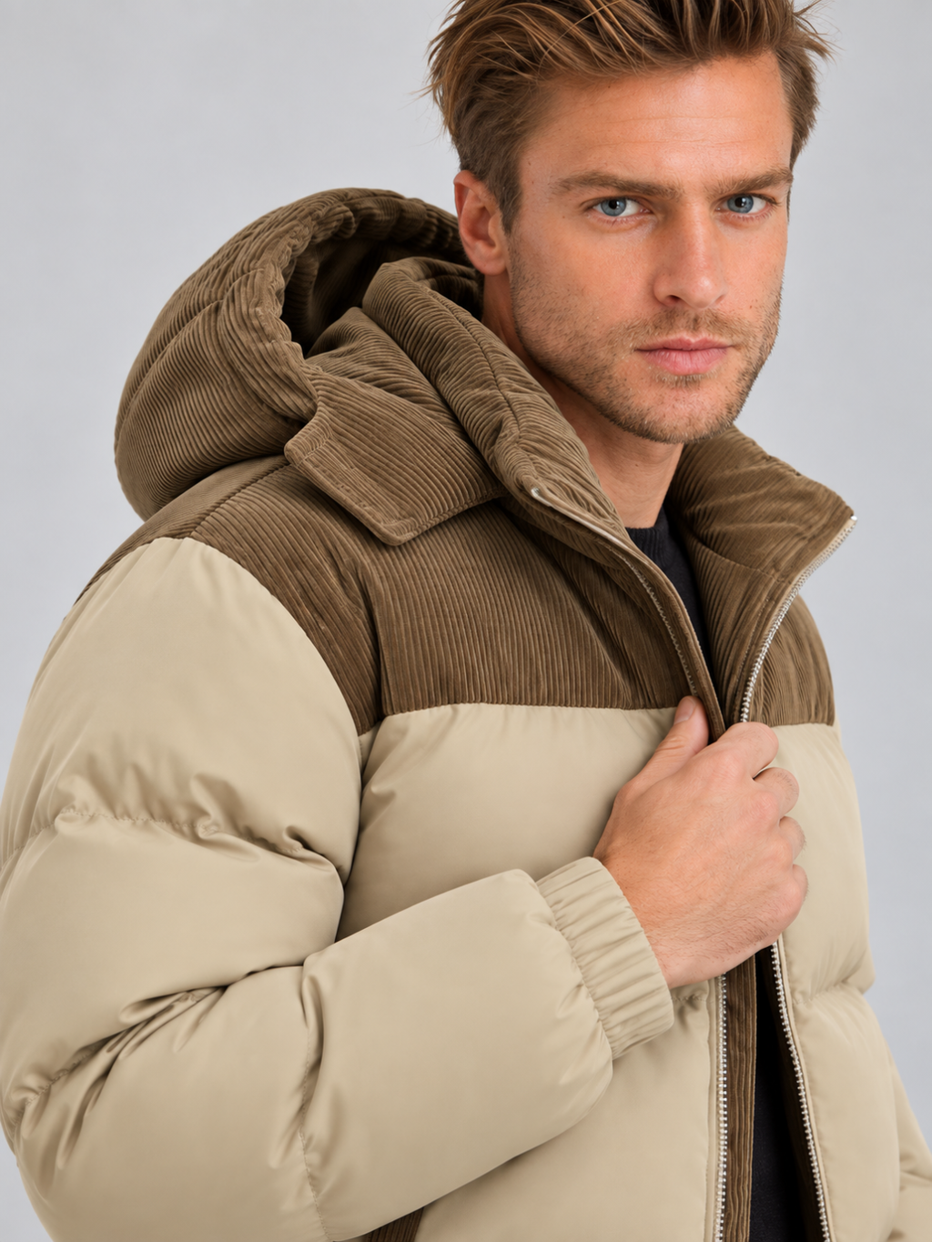 Men's Hooded Puffer Jacket
