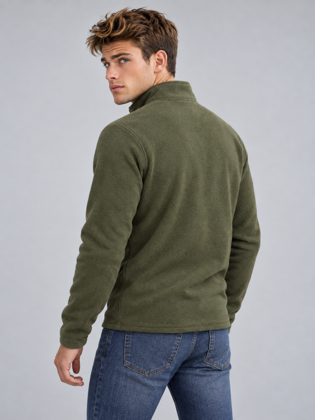 Men's Zip-Neck Fleece Pullover