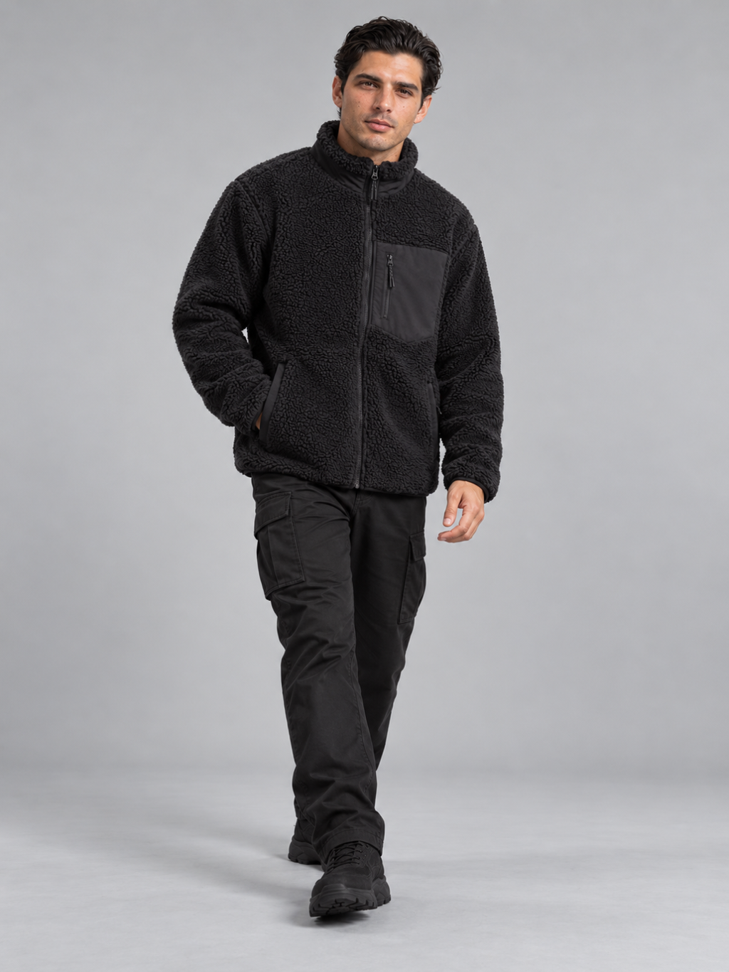 Men's Sherpa Fleece Jacket