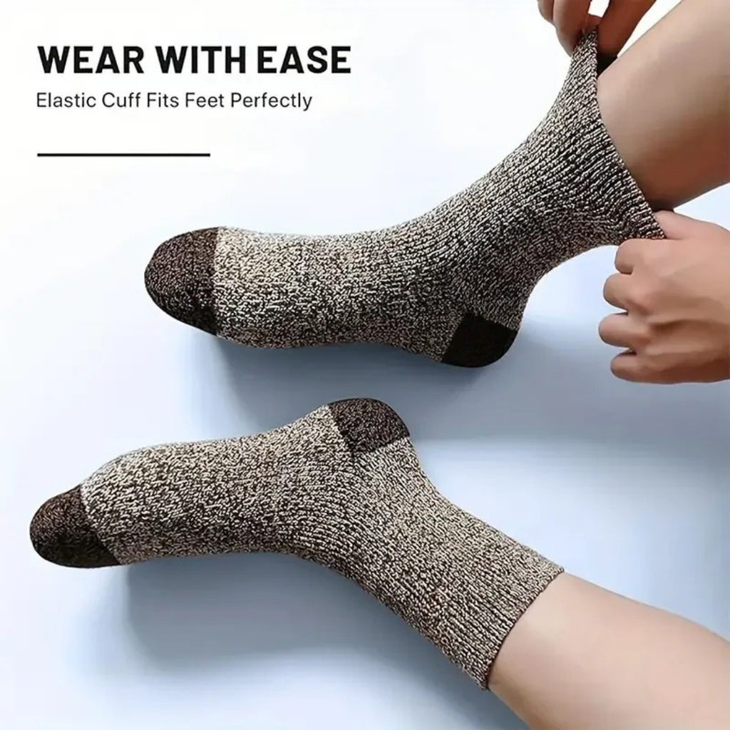 Merino Wool Hiking Socks — 5 Pack