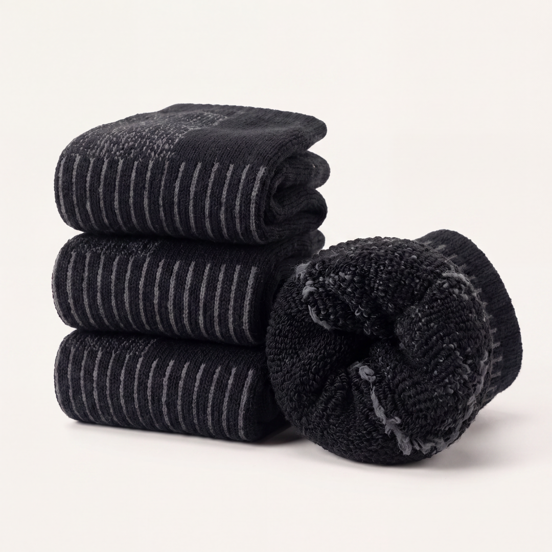 Merino Wool Thermal Hiking Socks 3-Pack