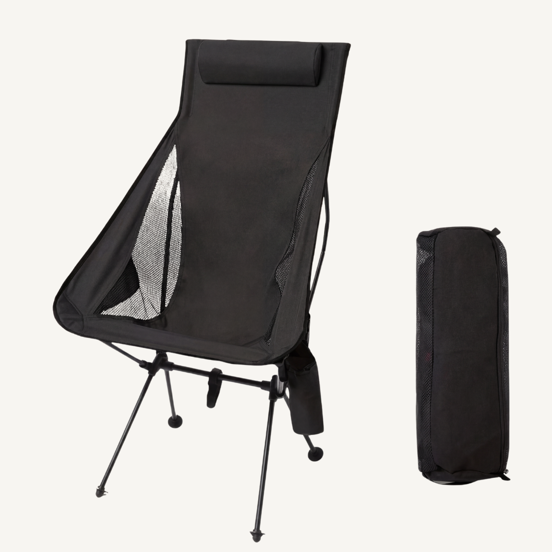 High-Back Folding Camping Chair