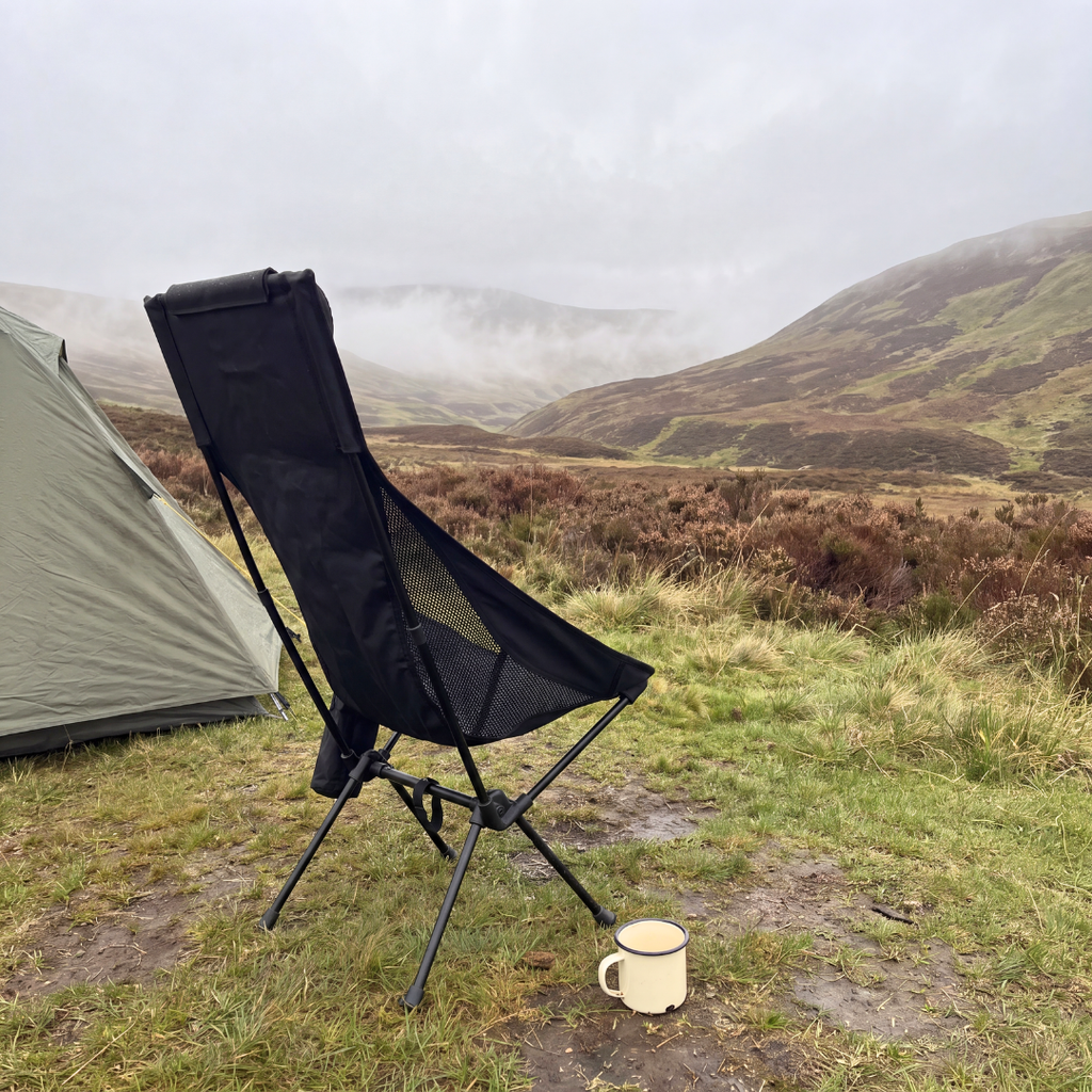 High-Back Folding Camping Chair