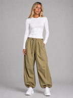 Women's Baggy Cargo Trousers