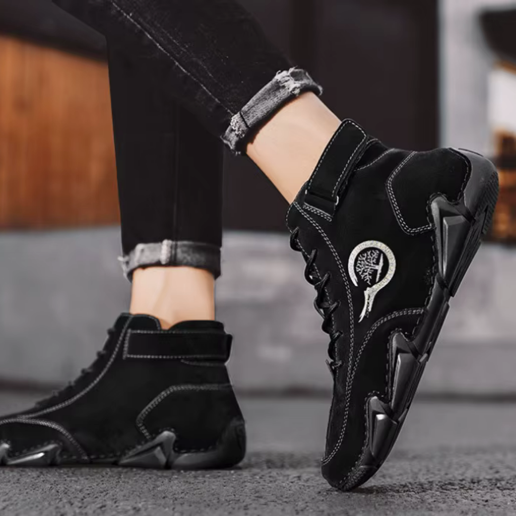 High-Top Desert Ankle Boots