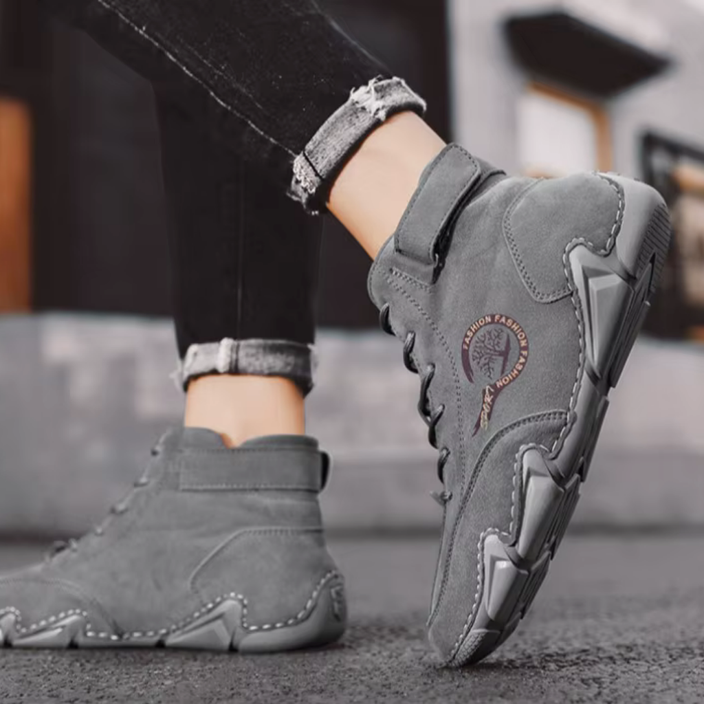 High-Top Desert Ankle Boots