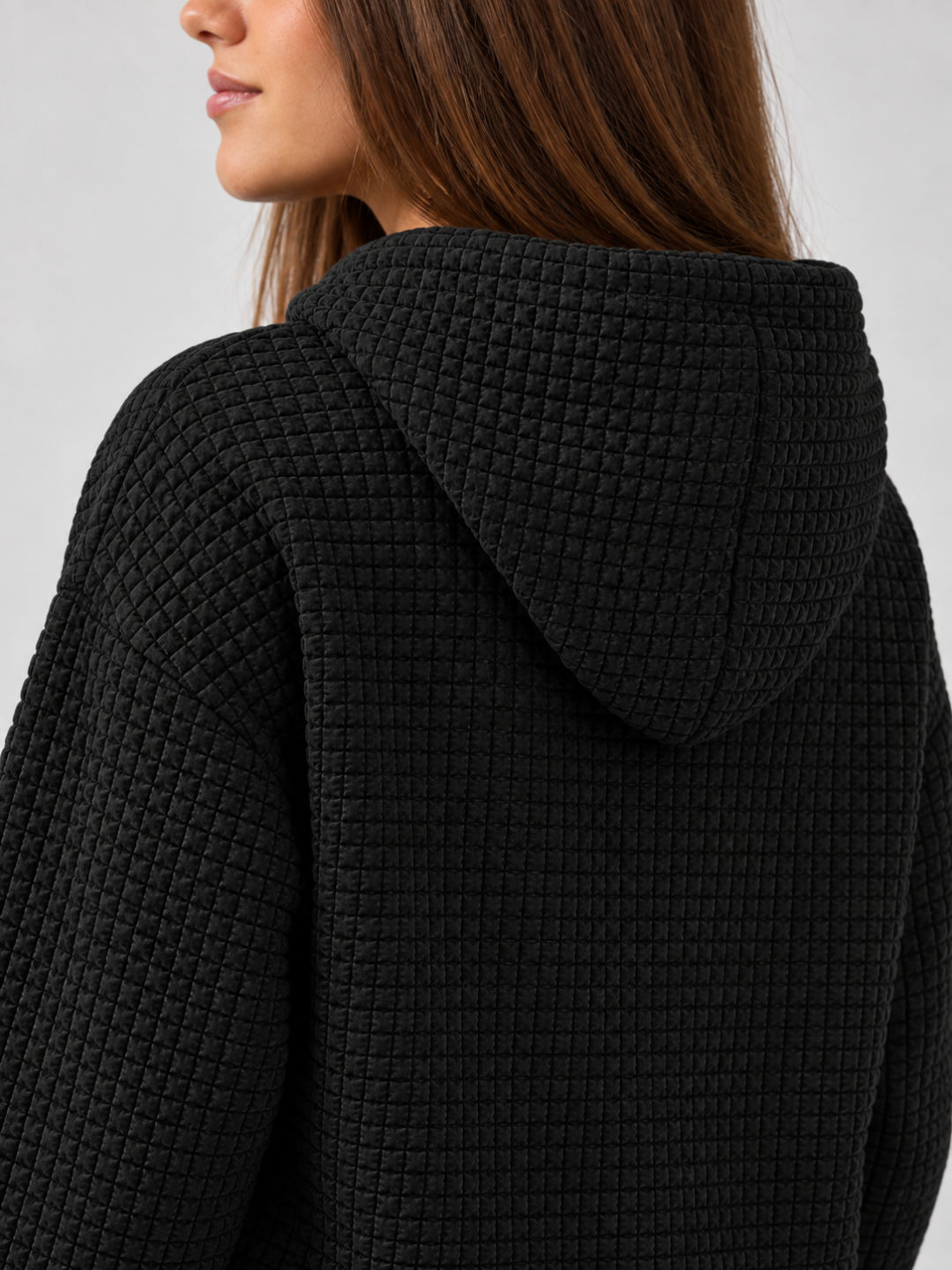 Women's Waffle Knit Hoodie