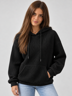 Women's Waffle Knit Hoodie