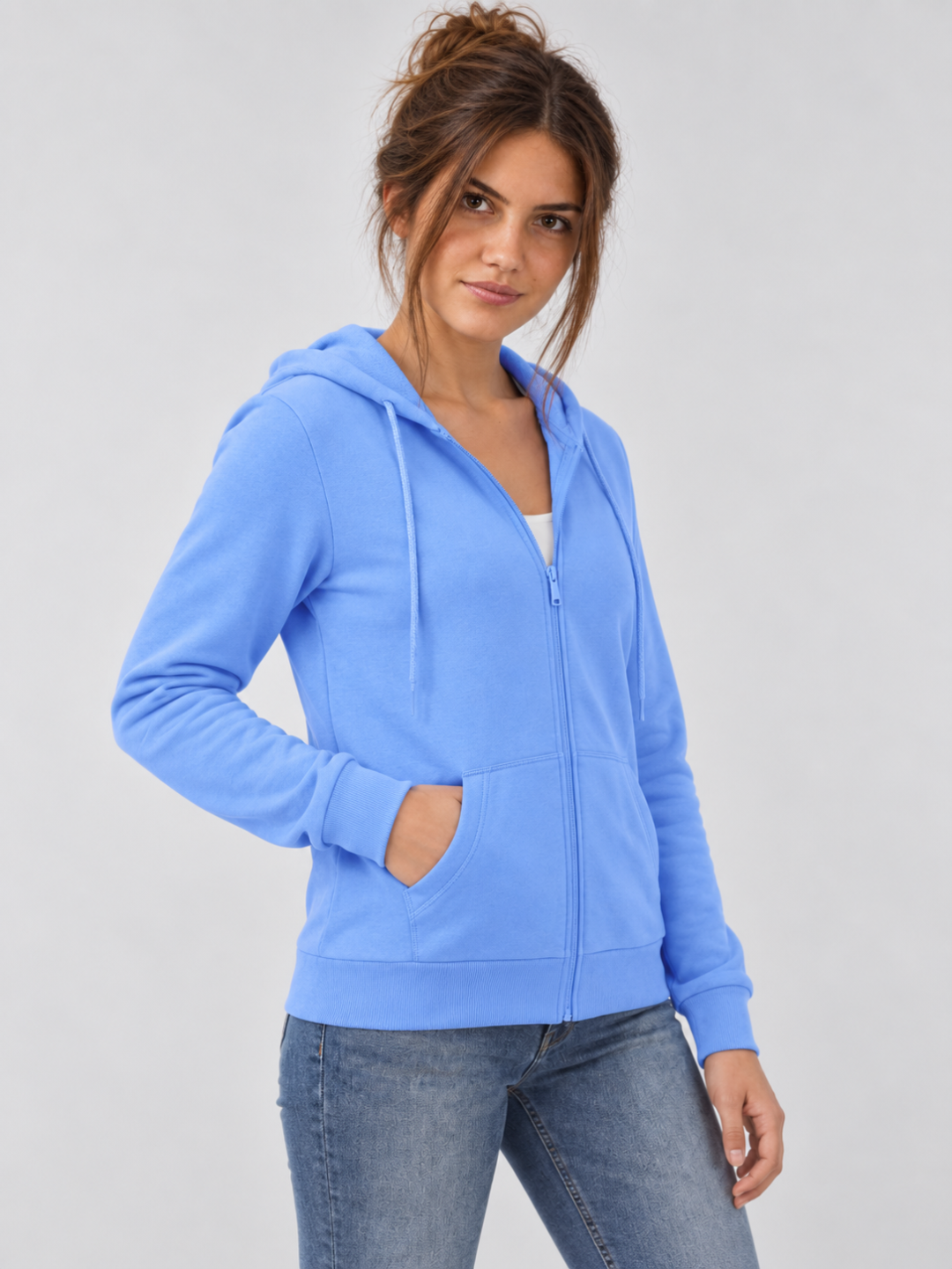 Women's Fleece-Lined Full-Zip Outdoor Hoodie