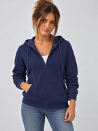 Women's Fleece-Lined Full-Zip Outdoor Hoodie