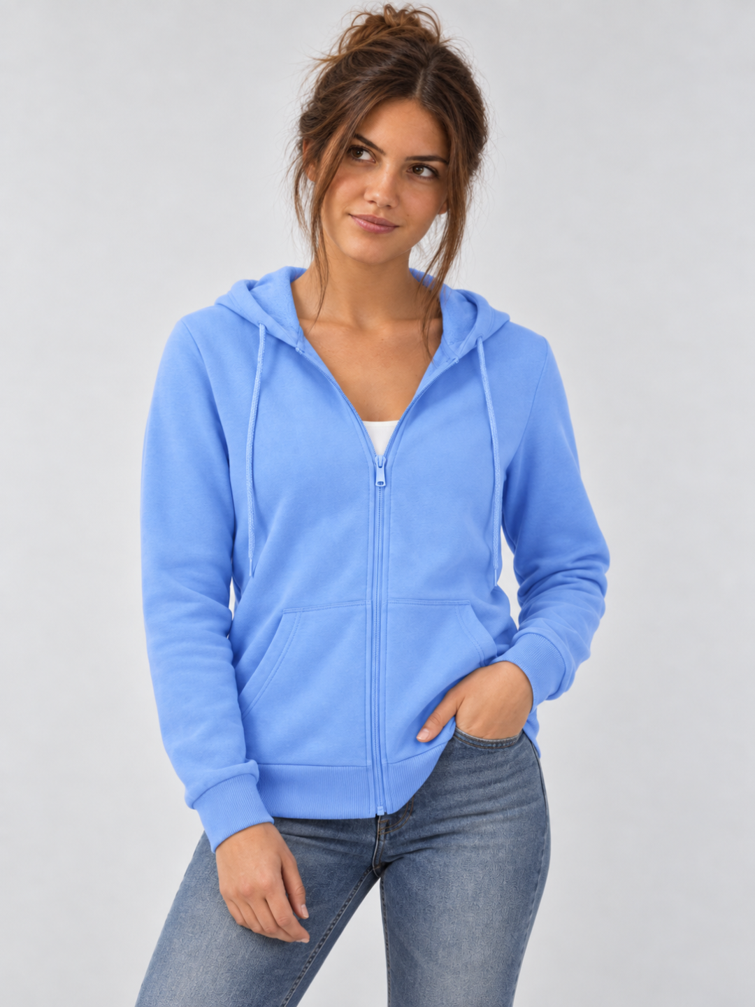 Women's Fleece-Lined Full-Zip Outdoor Hoodie