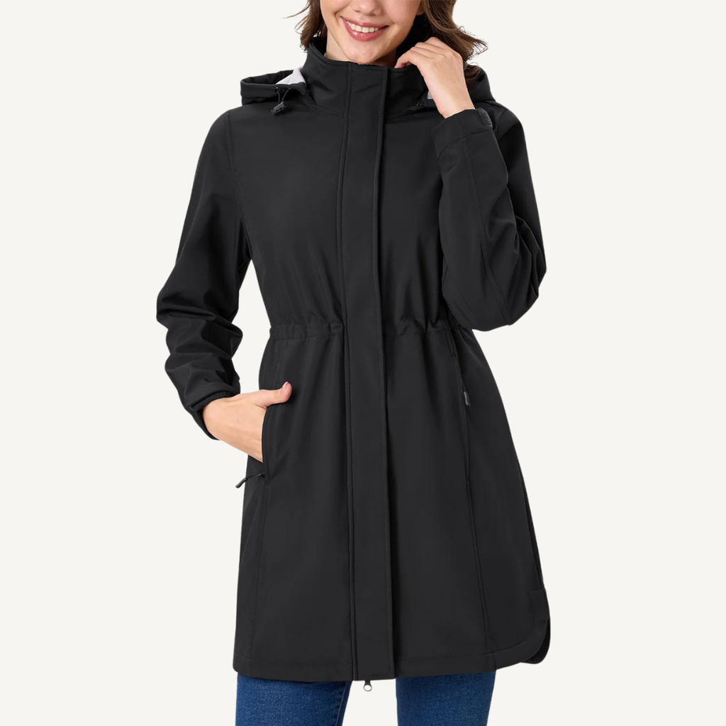 Women's Long Fleece-Lined Waterproof Jacket