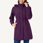 Women's Long Fleece-Lined Waterproof Jacket