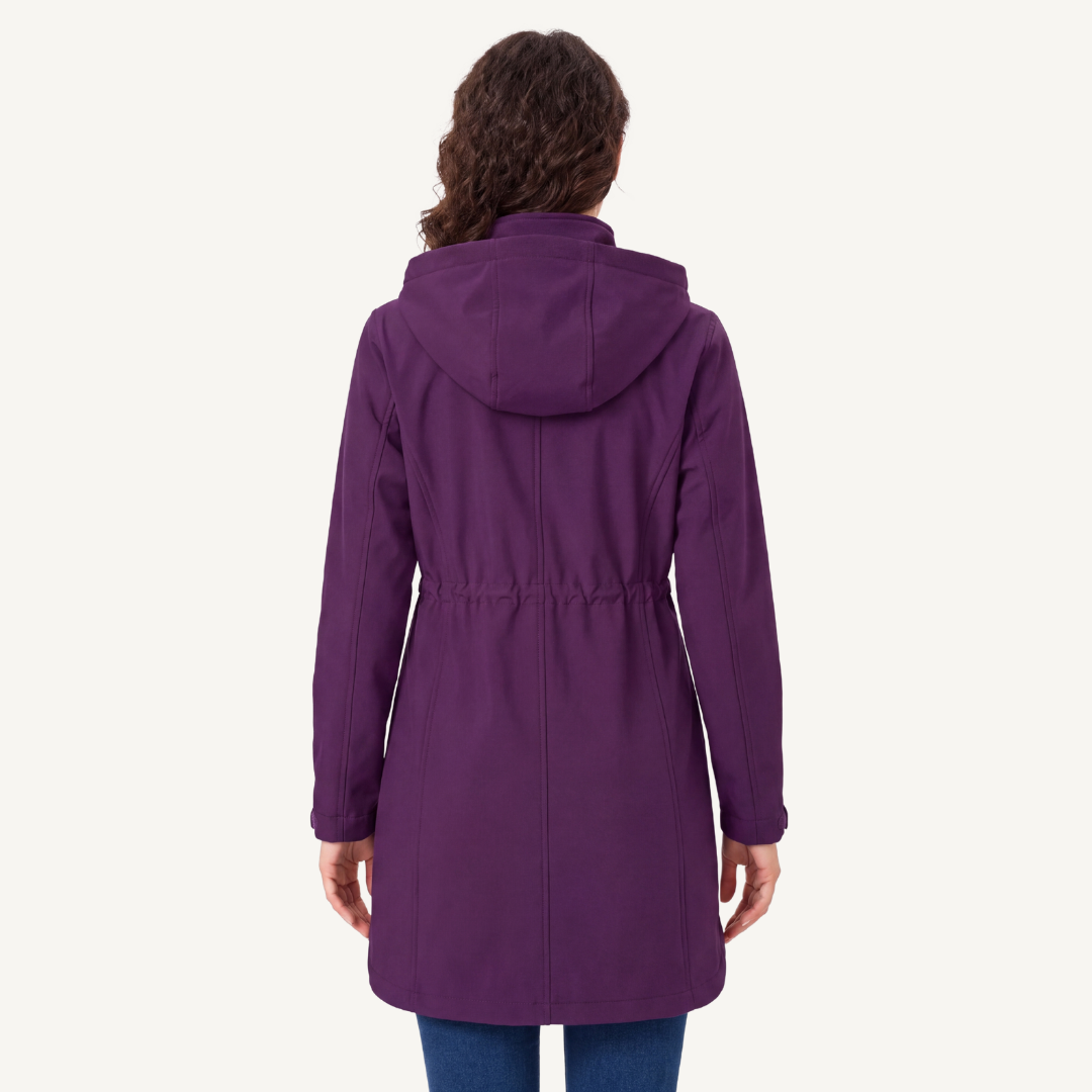 Women's Long Fleece-Lined Waterproof Jacket