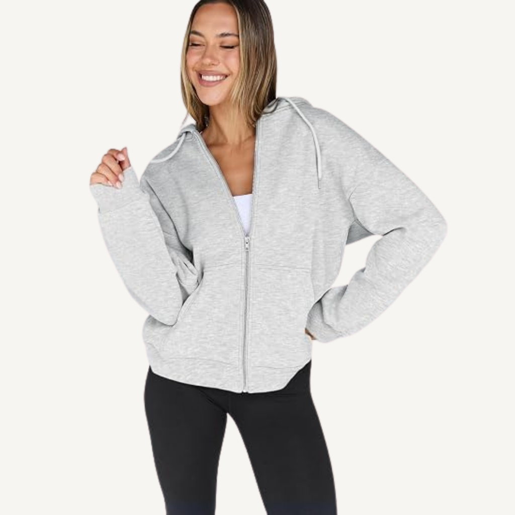 Women's Full-Zip Oversized Hoodie