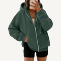 Women's Full-Zip Oversized Hoodie