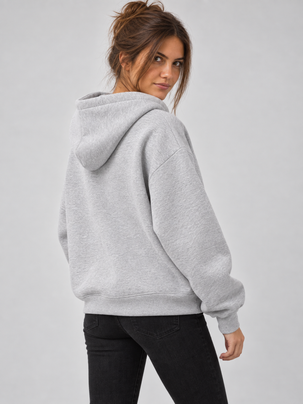 Women's Oversized Zip-Up Hoodie